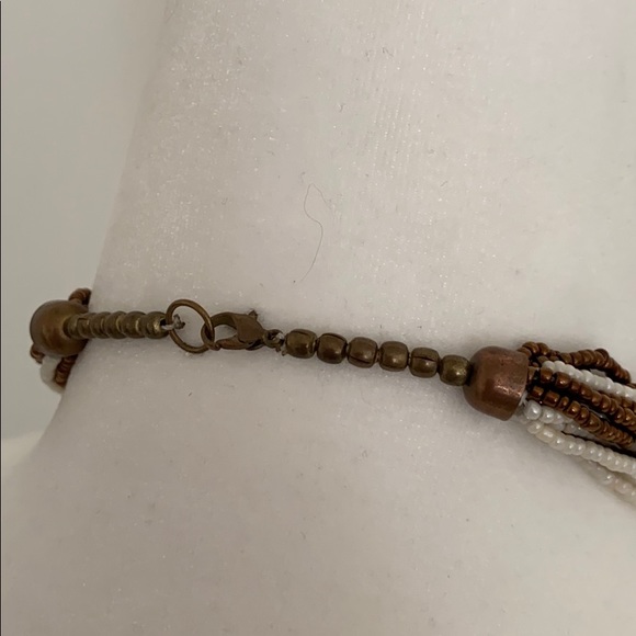 BoHo style multi-strand beaded long necklace - Picture 4 of 7